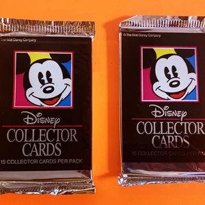 Paquete de cartas coleccionables de Disney (1992)