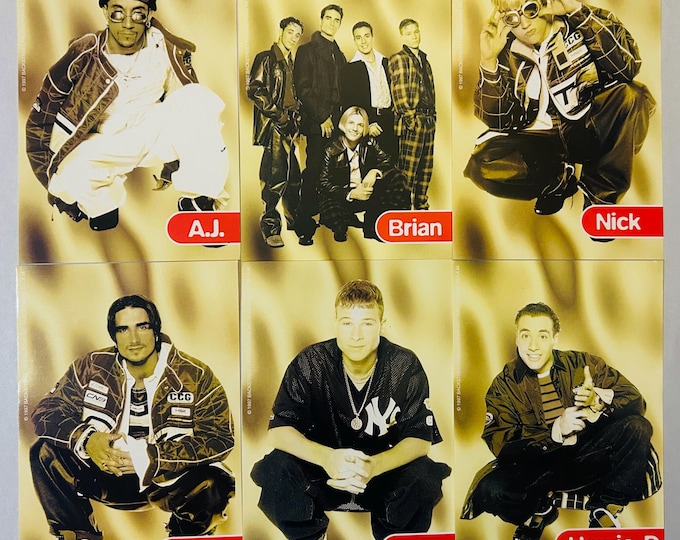 Backstreet Boys Six Group 4x6 BSB Photos 1998 Lot of 6