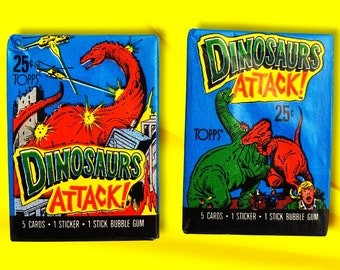 Dinosaurs Attack One Pack (1988)