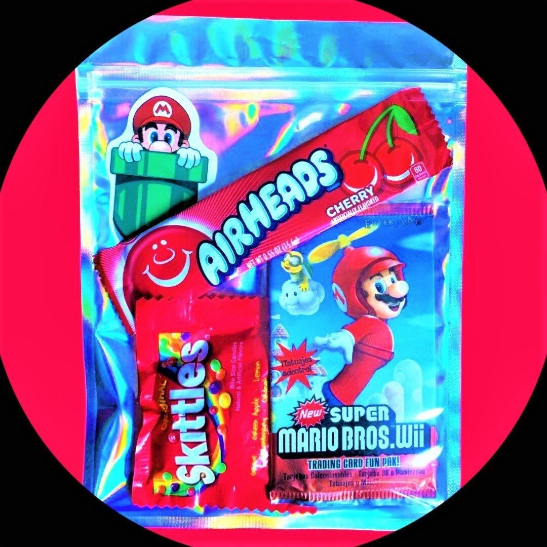Super Mario Mystery Sweet Pouch Party Favors Gift Ideas - Etsy Ireland