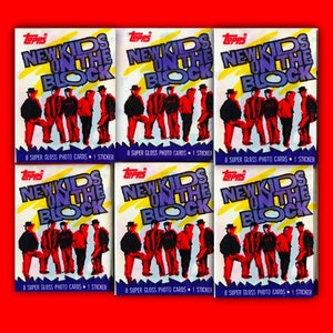 NKOTB Sammelkarten Set, New Kids on The Block 1989 Topps NKOTB Sammelkarten, 90er Jahre Geschenke
