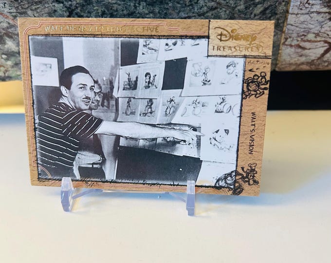 Walt Disney Retrospective Trading Card (Walt's Vision) 2003 Disney Treasures Trading Card