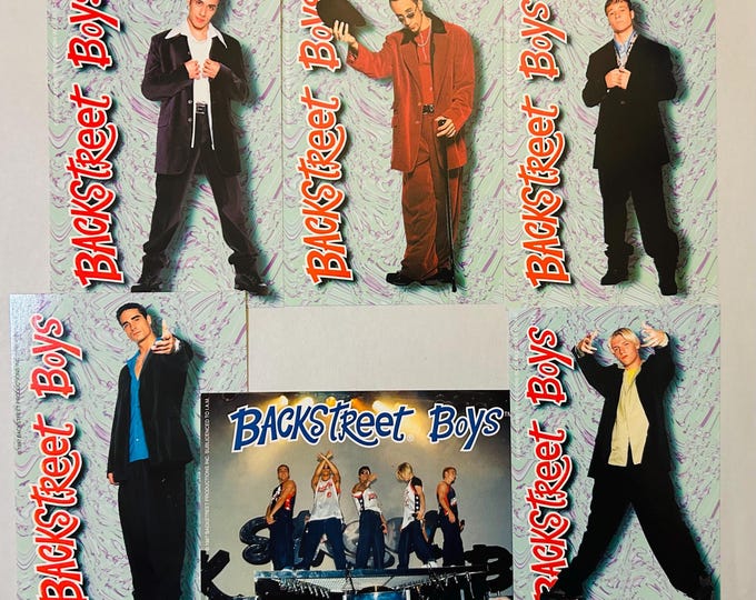 Backstreet Boys Six Group 4x6 BSB Photos 1998 Lot of 6