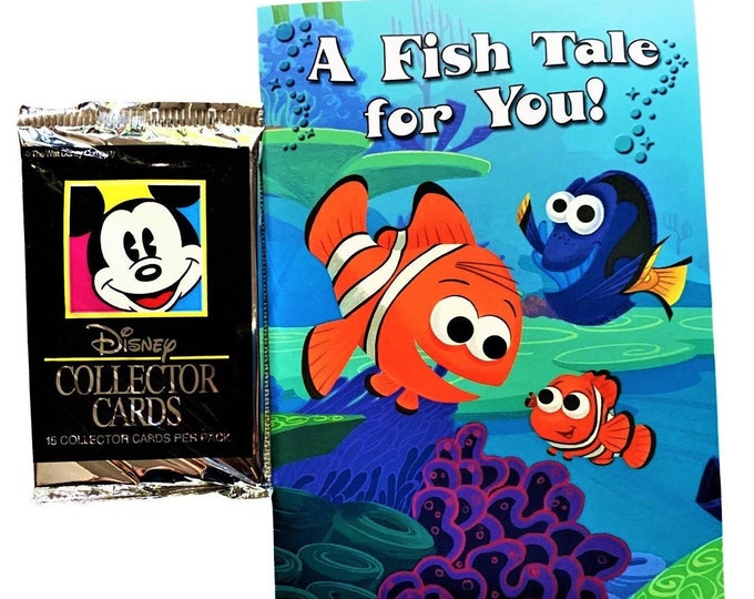 Birthday Card Finding Nemo with Disney Trading Card Pack (1992)