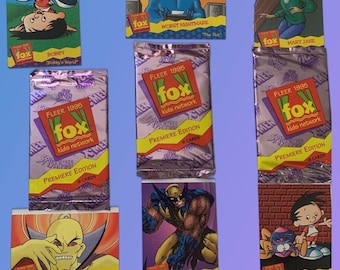 Fox Kids Network 1995 Trading Card Pack