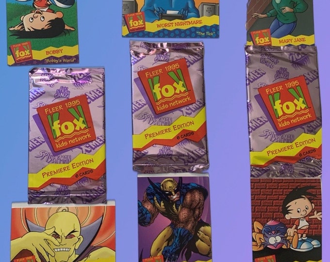 Fox Kids Network 1995 Trading Card Pack