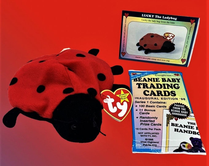 Lucky the Ladybug Beanie Baby 1993 Gift