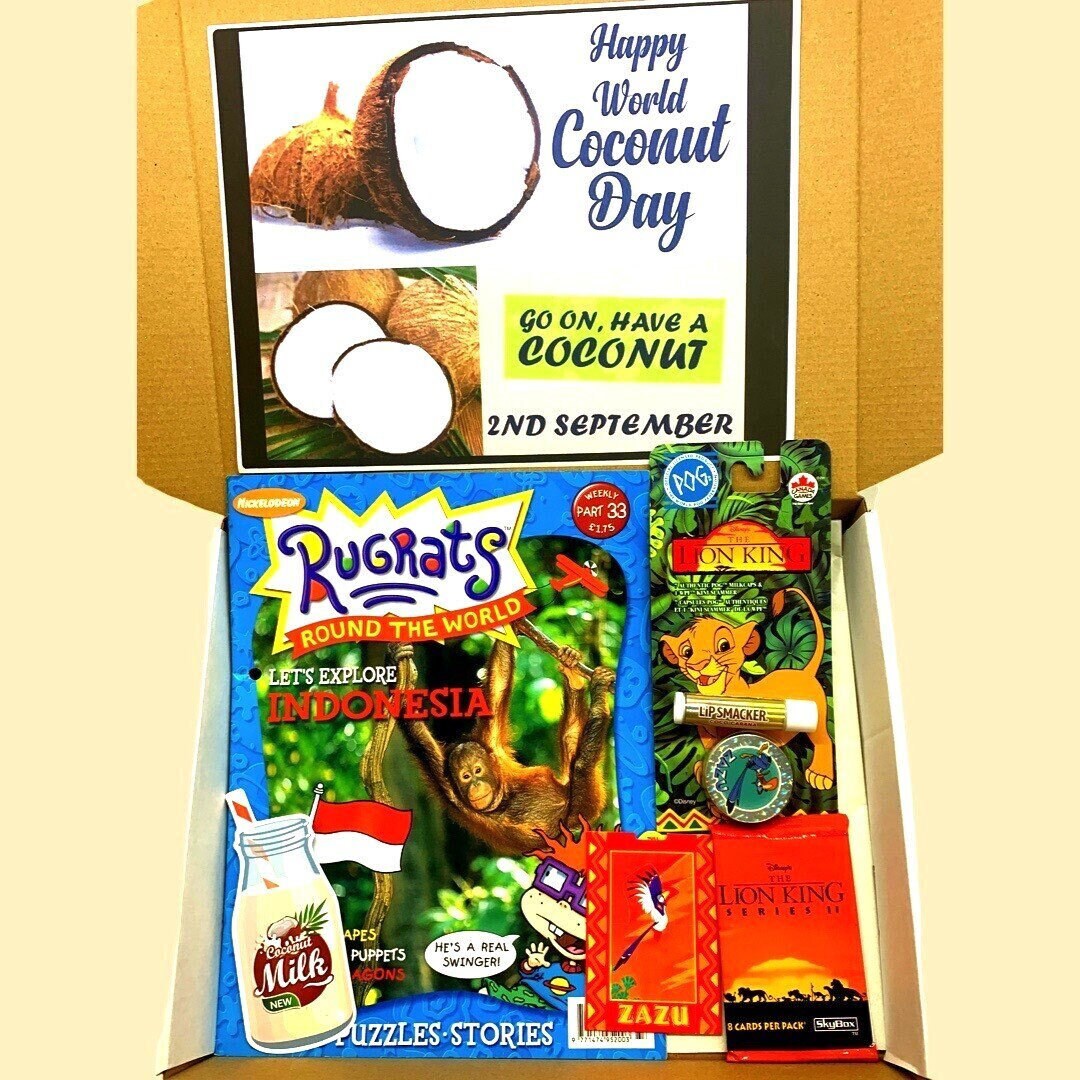 Premade 90s Themed Gift Box, Lion King, Rugrats, September 2nd World