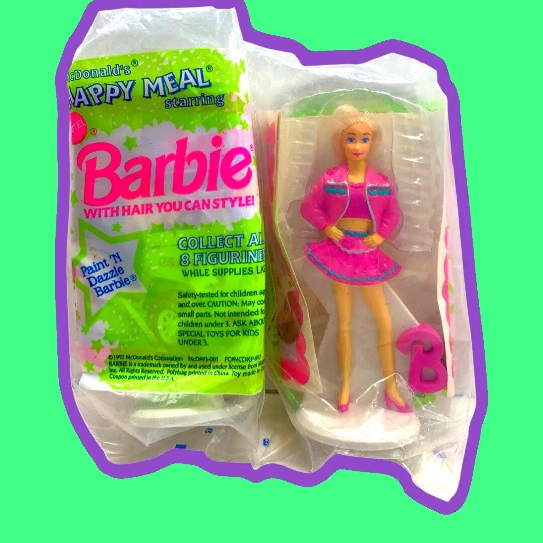 Barbie Toys 1992 Collection (Cake Topper, Birthday Gift)