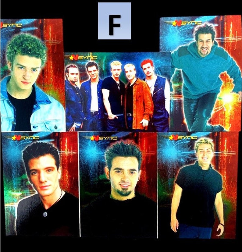 NSYNC Single Card Hologram, Stocking Stuffers, NSYNC, Justin Timberlake ...