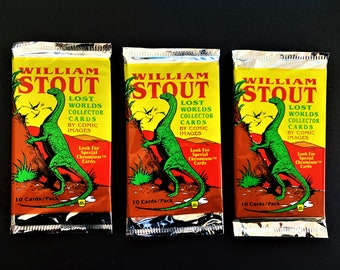 William Stout Trading Card Pack (1 Pack of 10 Cards)