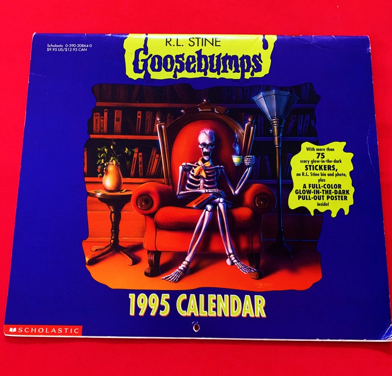 Goosebumps 1995 Calendar Used Condition Etsy UK