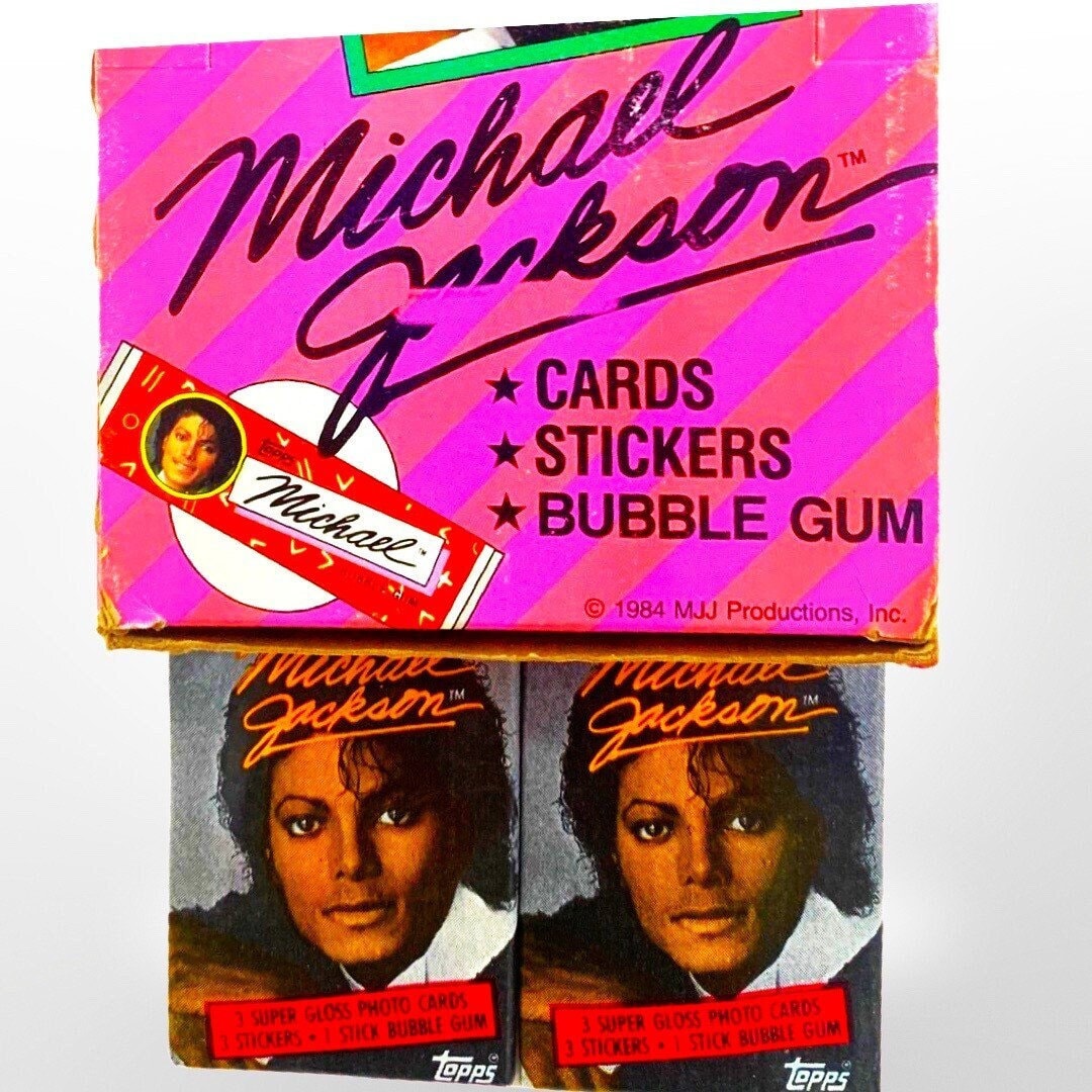 Michael Jackson ONE Wax Trading Card Pack 1984 Topps - Etsy Canada
