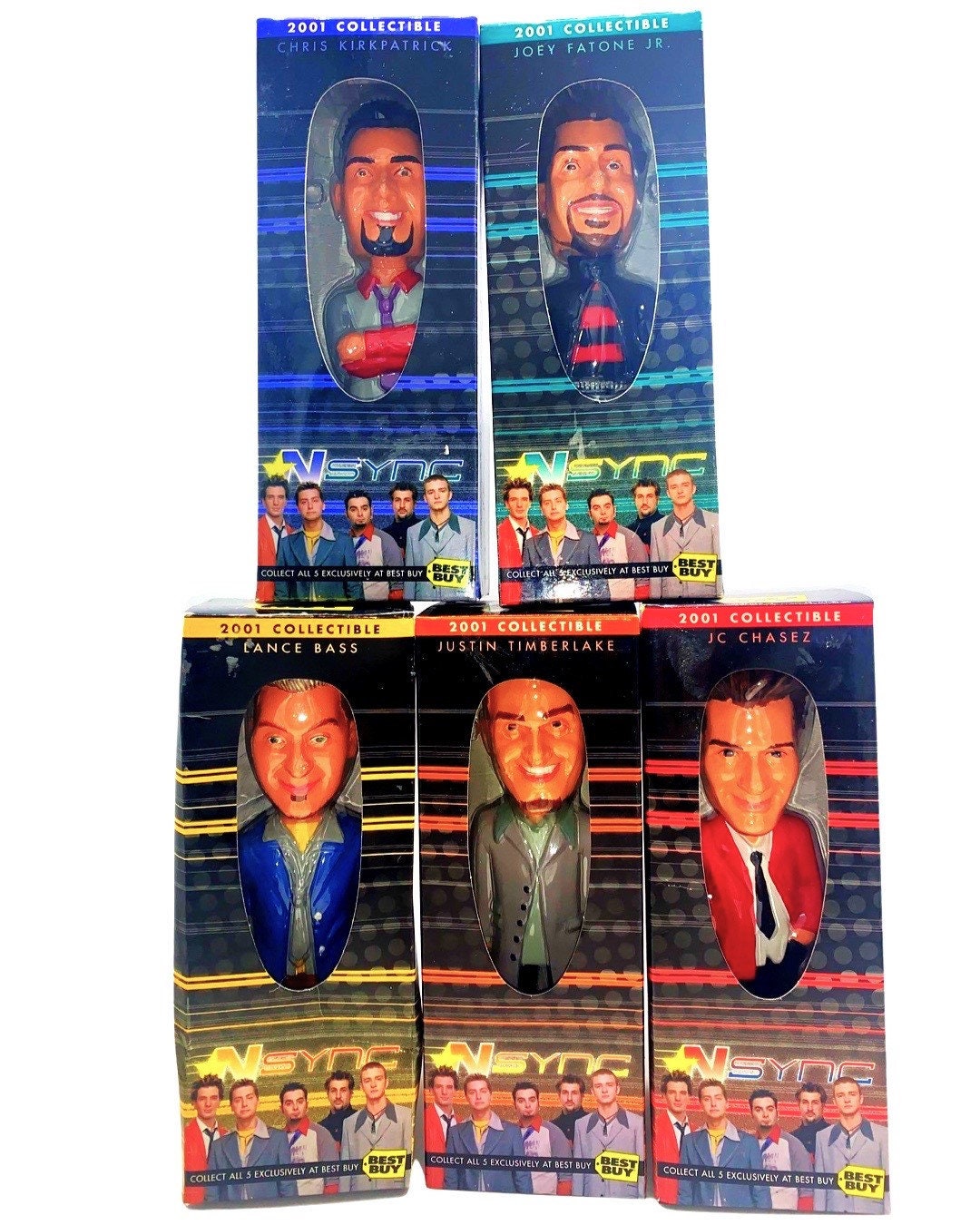 NSYNC Bobblehead Dolls Collectible 2001 Nostalgia Justin Etsy