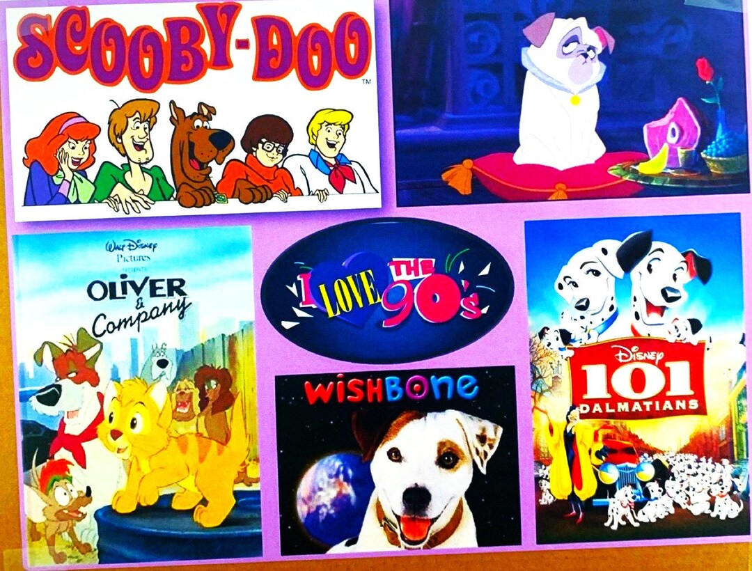 Pets Themed 90s Mystery Box Medium Themed Personalized, Cats, Dogs, 90s