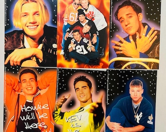 Backstreet Boys Six Group 4x6 BSB Photos 1998 Lot of 6