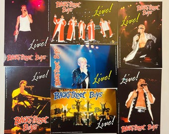 Backstreet Boys Seven Group 4x6 BSB Photos 1998 Lot of 7
