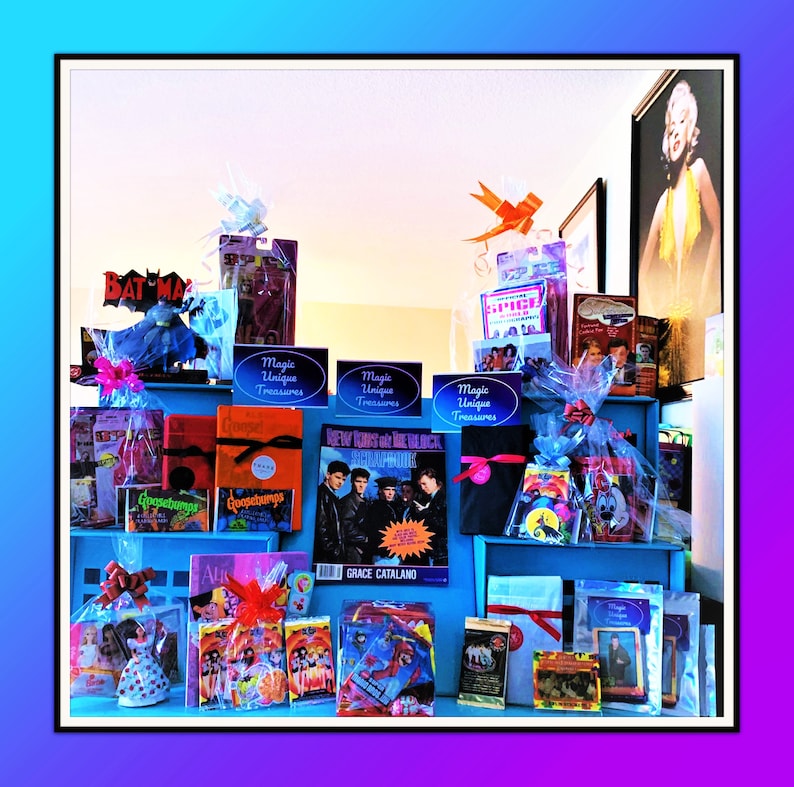 80's Trends Mystery Box Nostalgic Gift Birthday Boxes Etsy