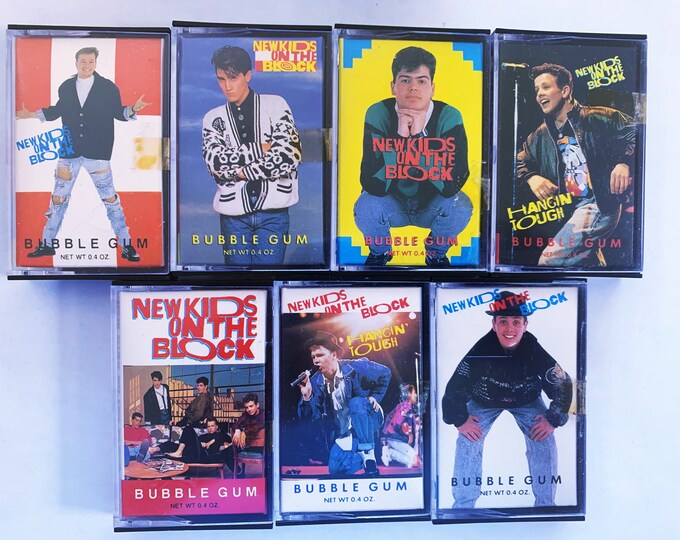 Sealed NKOTB Mini Bubble Gum Cassettes - Choose your Favorite