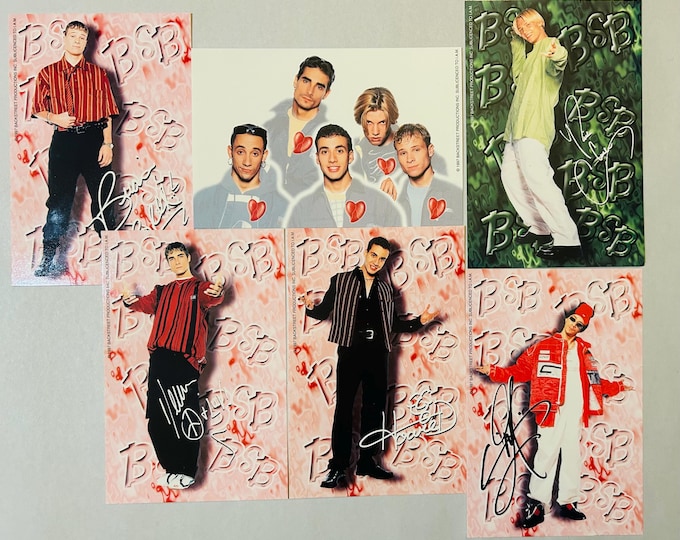 Backstreet Boys Six Group 4x6 BSB Photos 1998 Lot of 6