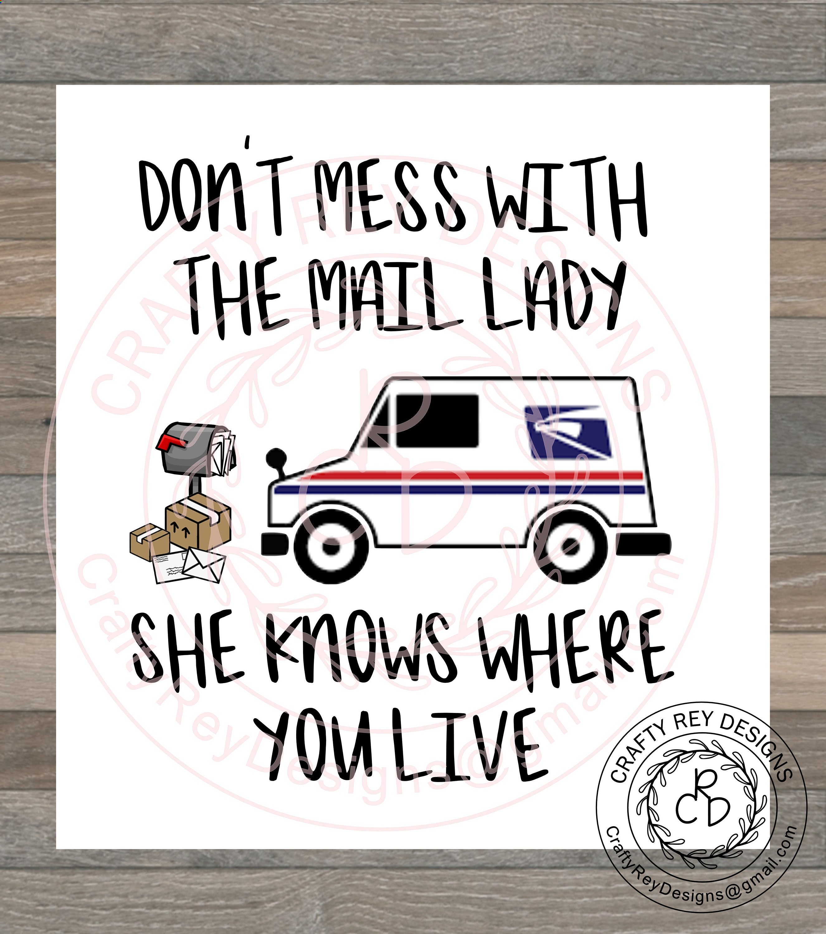 Postal Carrier PNG SublimationDont Mess with the Mail Lady Etsy