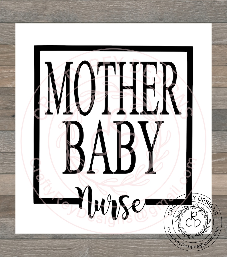 Download Mother Baby Nurse SVG Mother Baby Nurse PNG Cuttable | Etsy