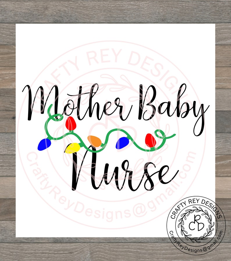 Download Mother Baby Nurse Christmas SVG PNG Postpartum String of ...