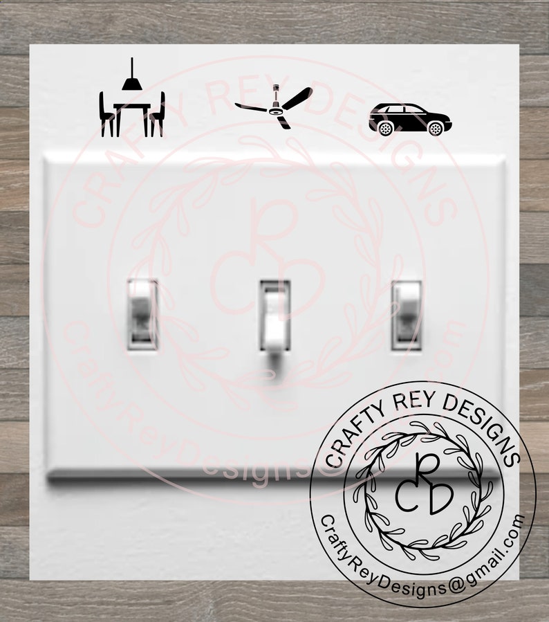 Light Switch Labels Svg