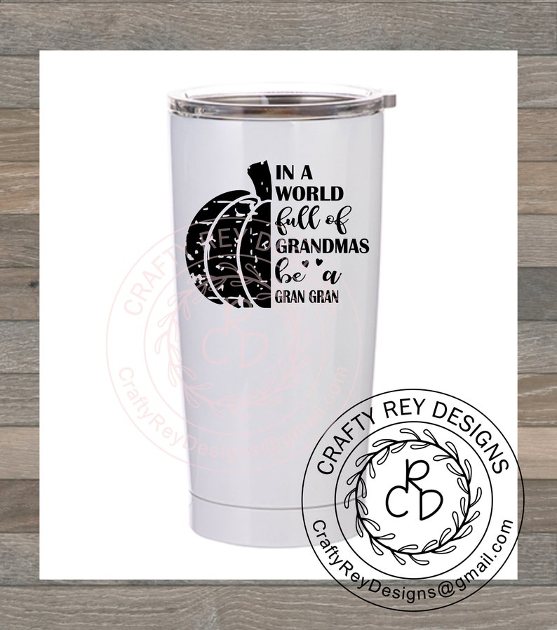 Download Grandmas Pumpkin Distressed SVG In a world of grandmas be ...