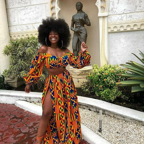 Kente Beachwear Kente Dress Kente Cloth 