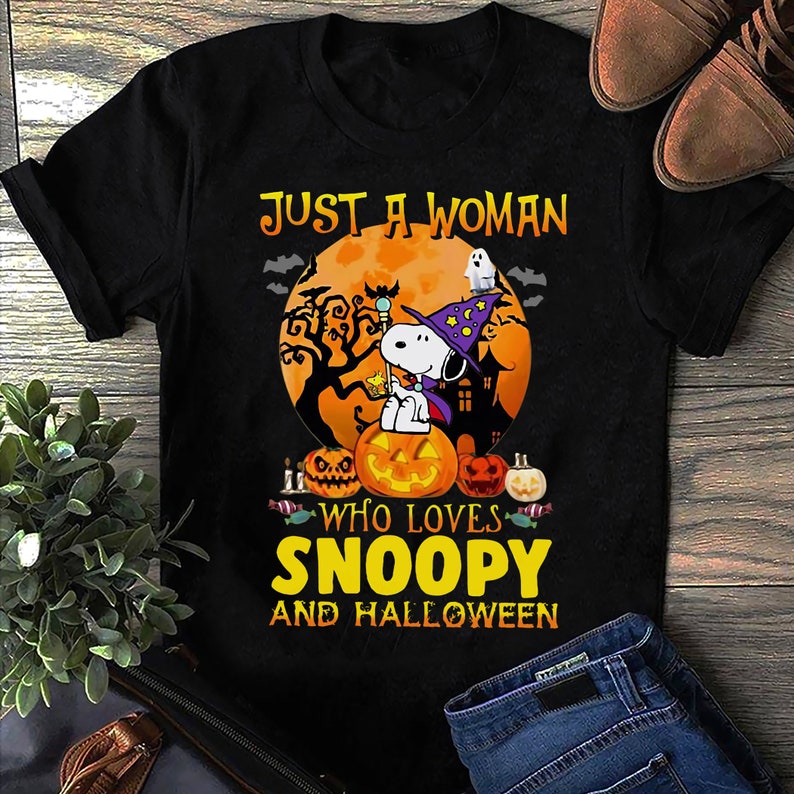 Download Just A Woman Who Loves Snoopy And Halloween SVG / Snoopy ...