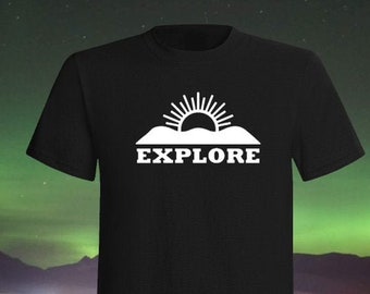 Explore T-Shirt, adventure, hike, travel, vacation, camping, camp