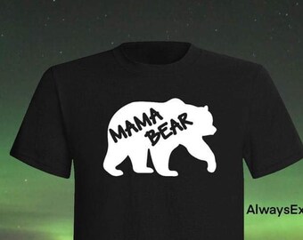 Mama Bear Shirt, kids, mother, happy, funny