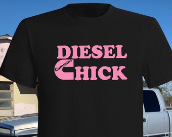 Camiseta Diesel Chick Cummins, Camión, 4x4, pickup, todoterreno, 5.9, 0ffroad