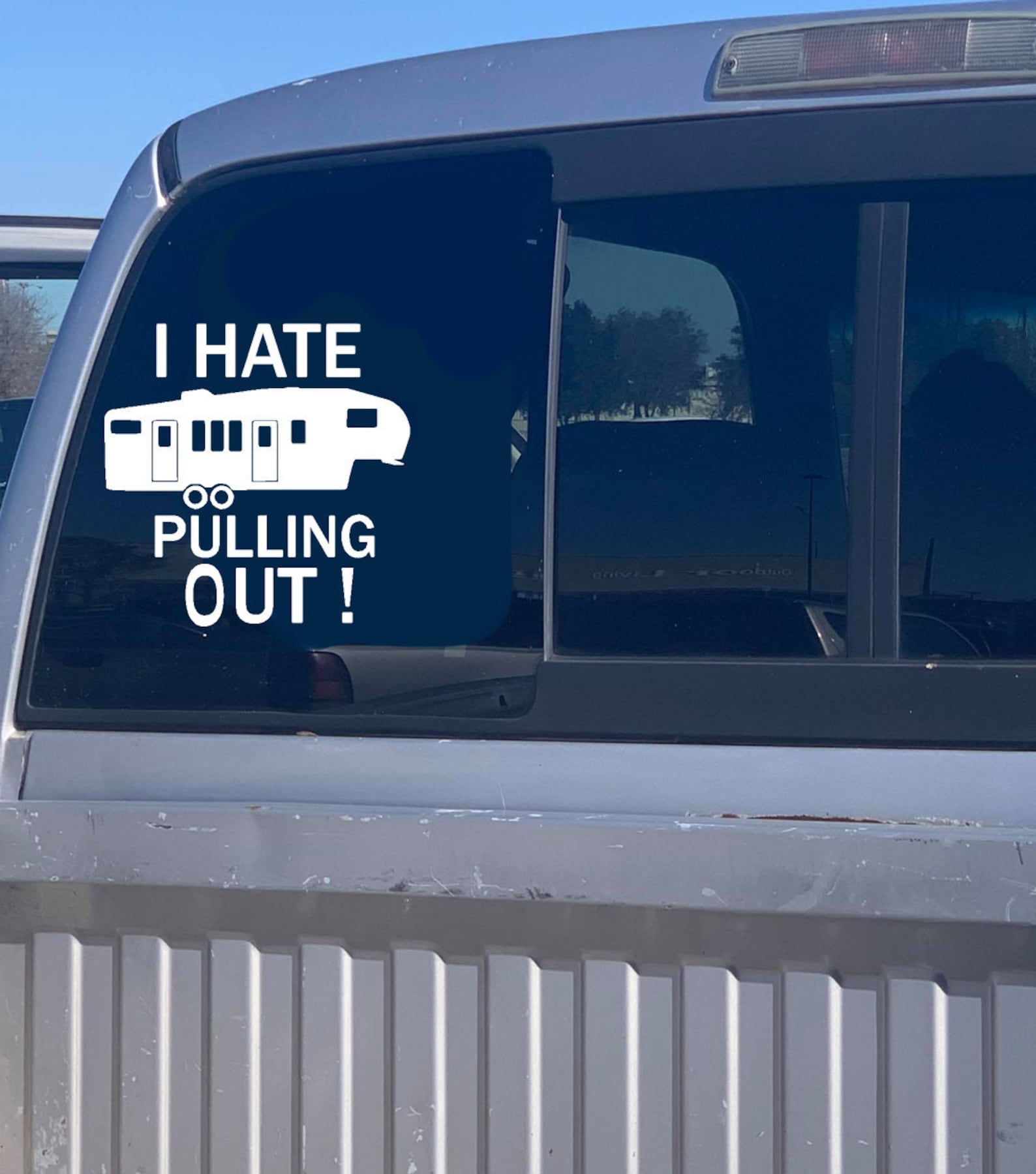 I Hate Pulling Out Decal Fifth Wheel Etsy