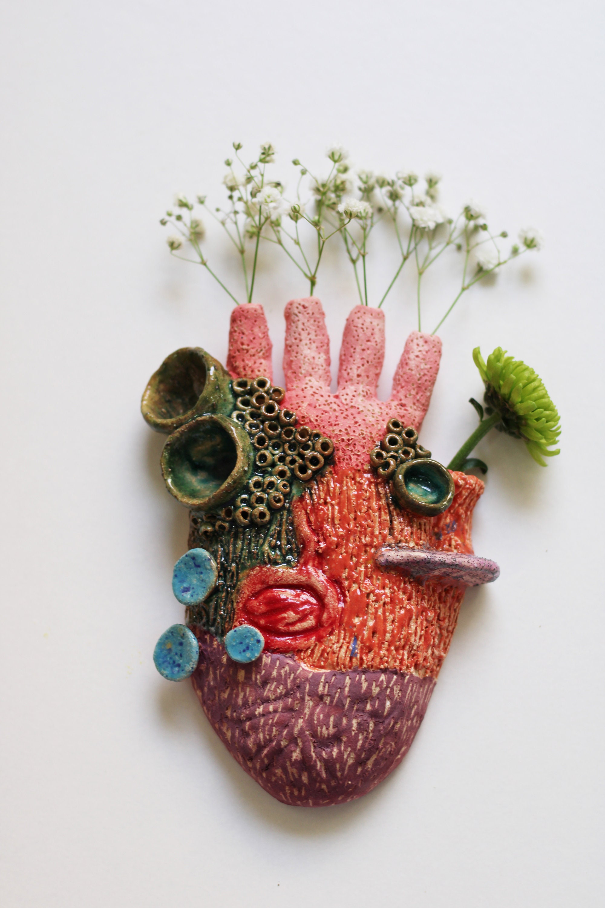 Ceramic Heart Etsy