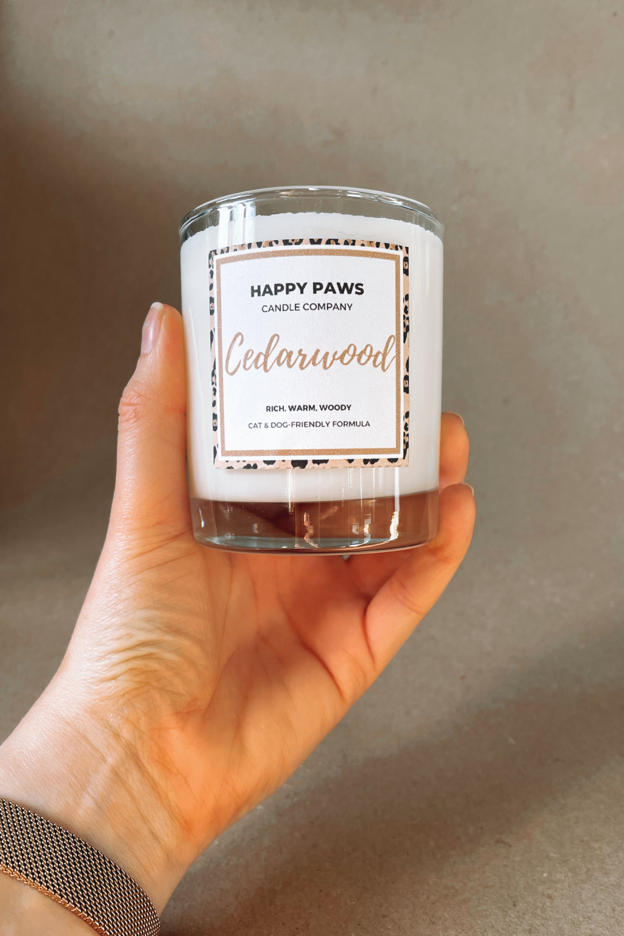 Cedarwood PetFriendly Candle Natural Vegan Non Toxic Etsy
