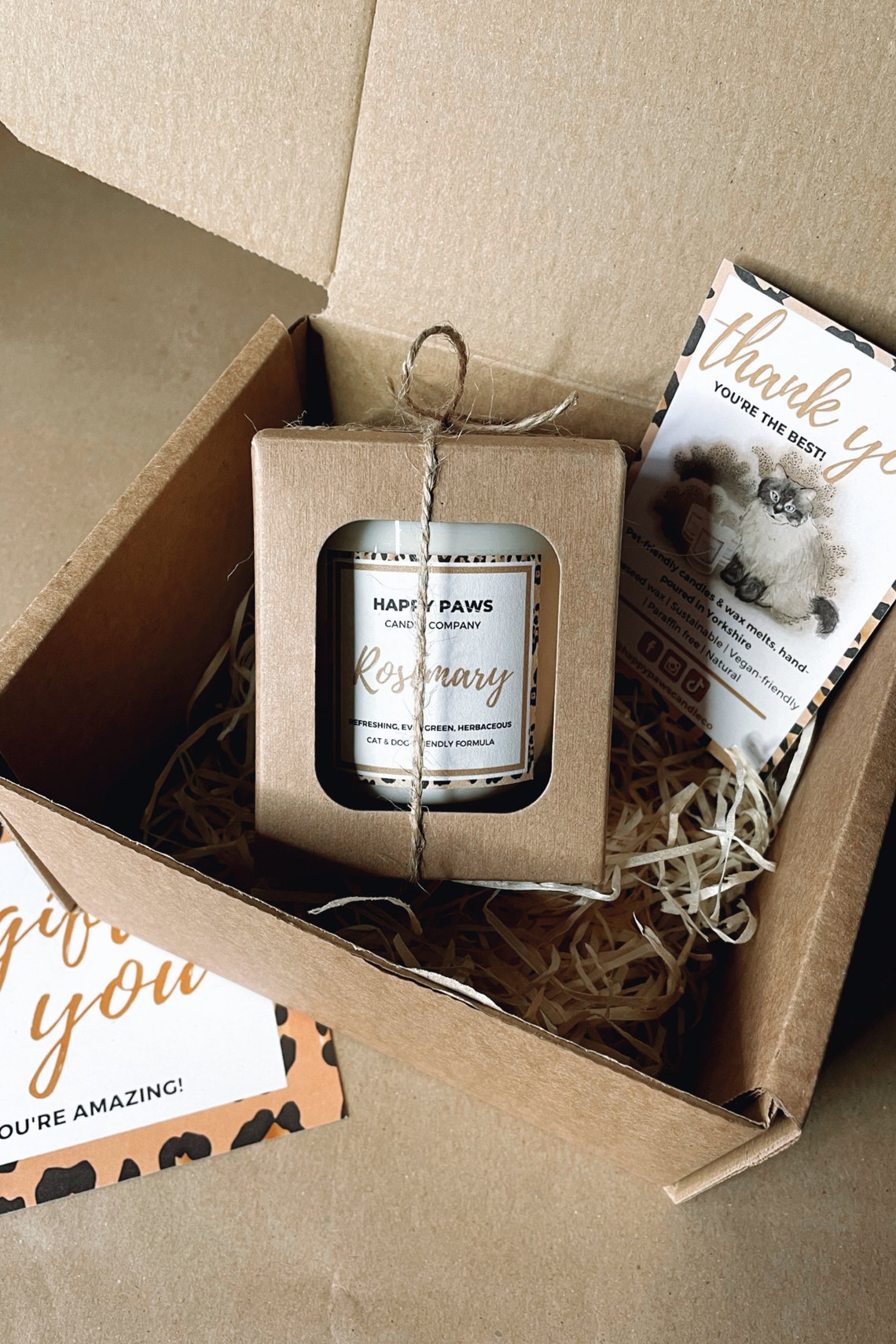 Rosemary Petfriendly Candle Natural Vegan Non Toxic Etsy