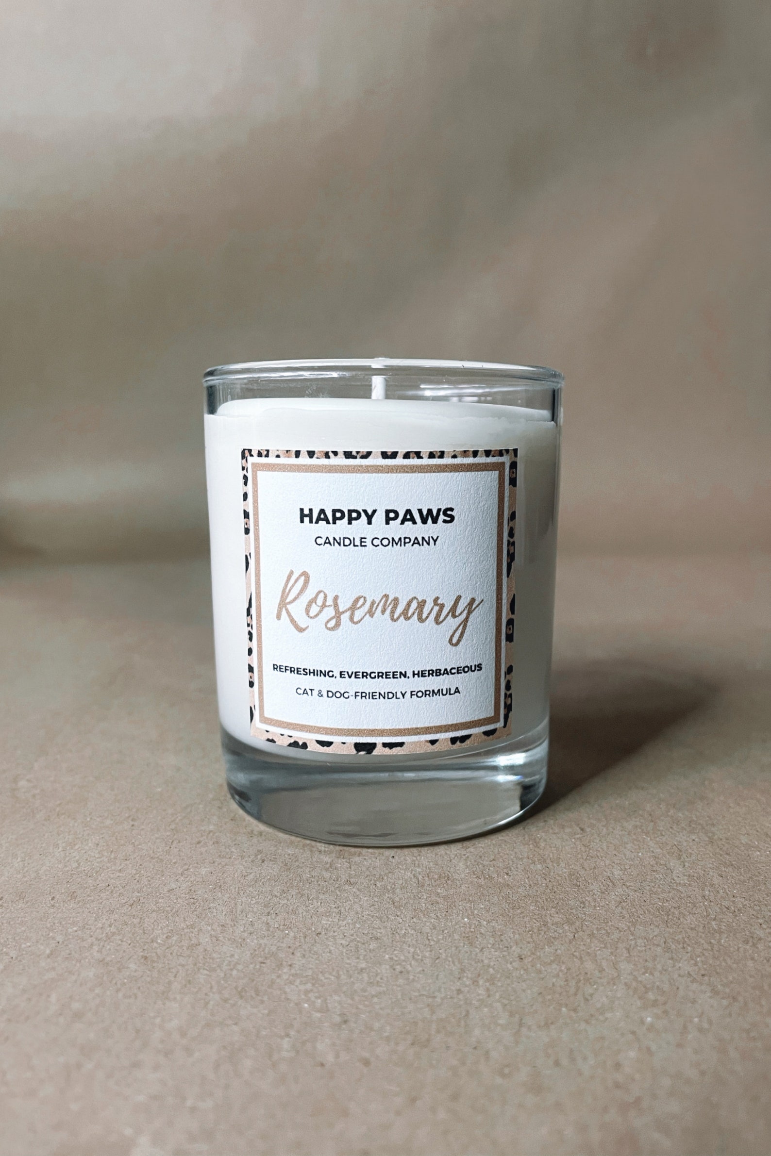 Rosemary PetFriendly Candle Natural Vegan Non Toxic Etsy