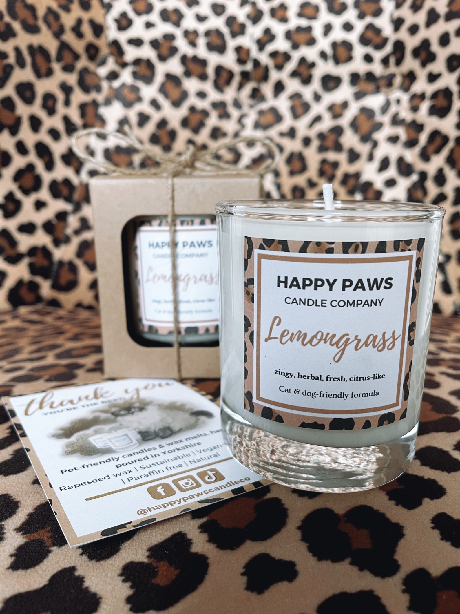Lemongrass petfriendly candle Etsy