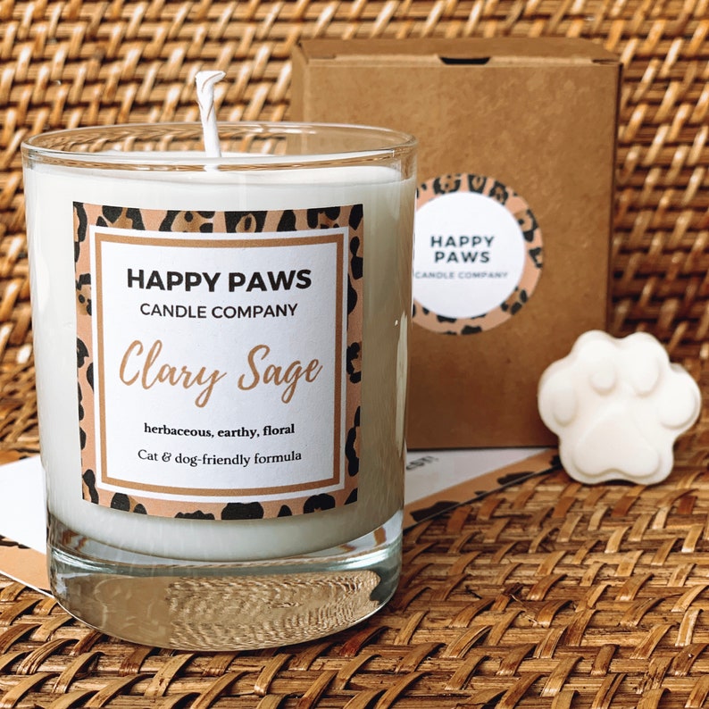 Clary Sage petfriendly candle Etsy