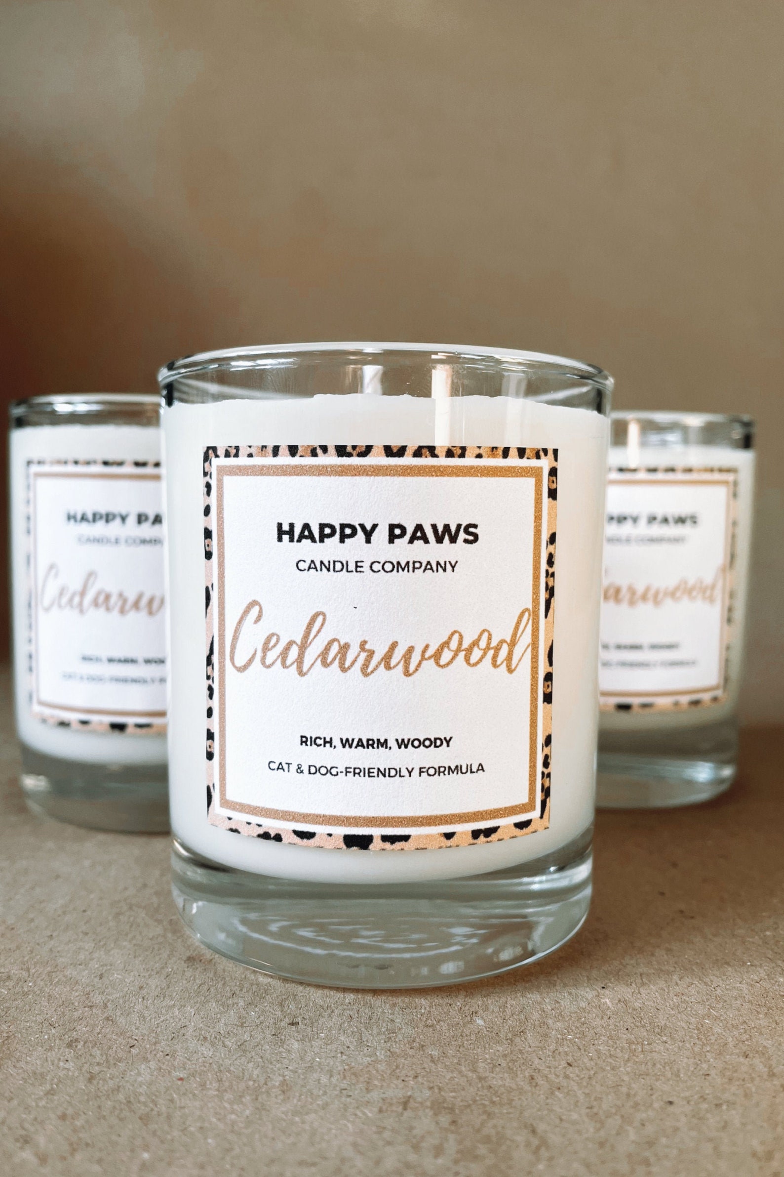 Cedarwood PetFriendly Candle Natural Vegan Non Toxic Etsy