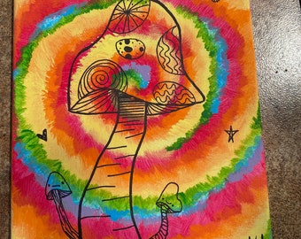pix Trippy Canvas Aesthetic Painting Ideas trippy canvas etsy