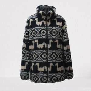 Shaker geese lined fleece jacket by Farfield Clothing, made in the UK