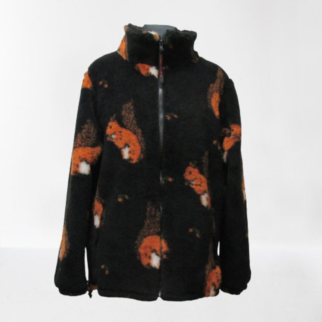 Ladies Jacket by Farfield Clothing With Squirrel Design in Micro