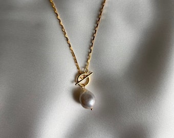 925 Sterling Silver Pearl Neckalce