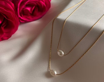 2 Layer Freshwater Pearl Necklace
