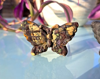 Goldsheen Obsidian Butterfly