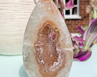 Druzy Agate Flame