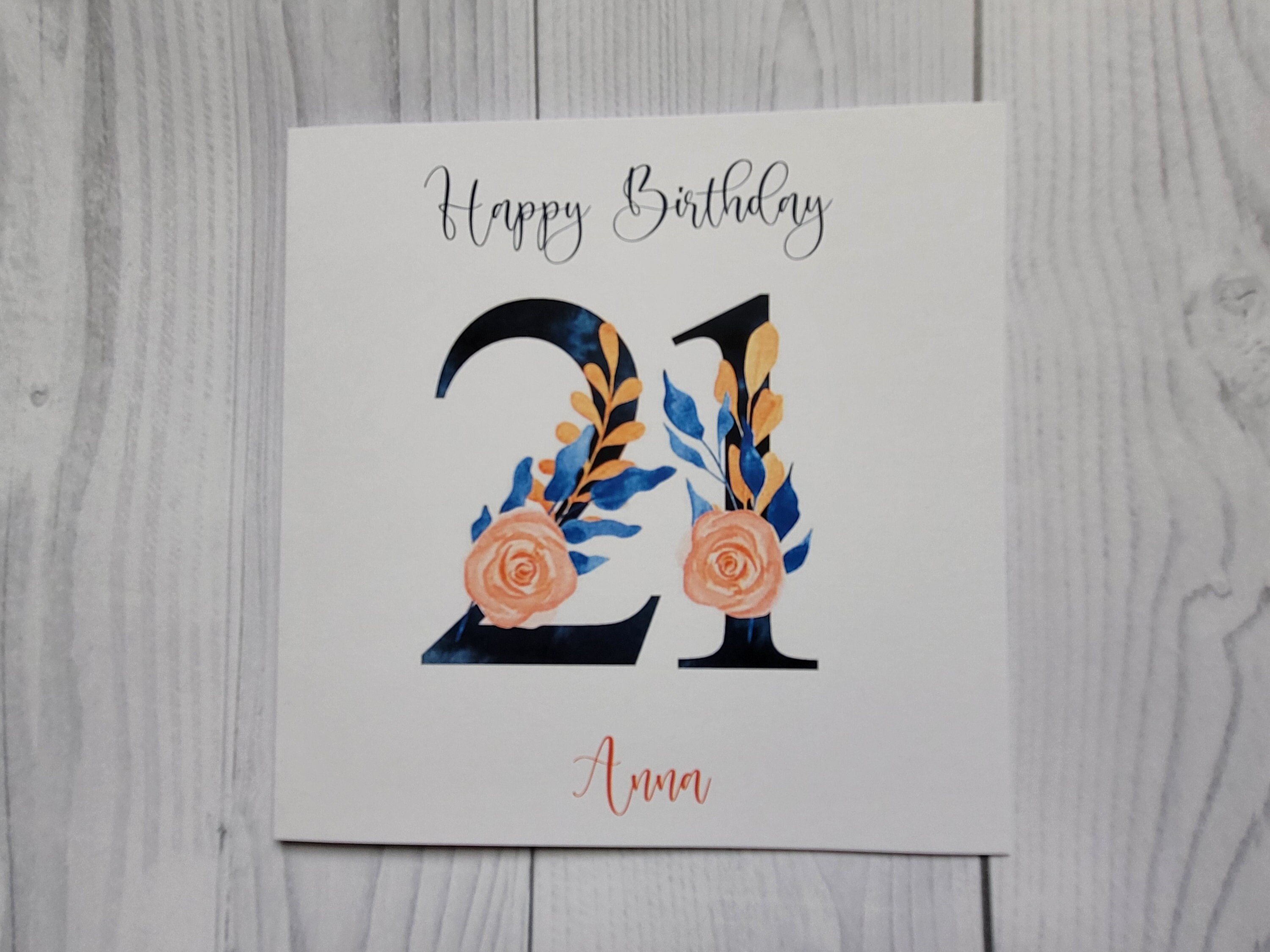 Alter 21 Geburtstag 21. alles Gute zum Geburtstag Karte | Etsy